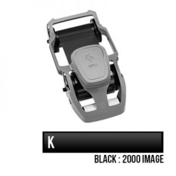 Zebra 800300-301 K Black Siyah Ribon 2000 Baskı