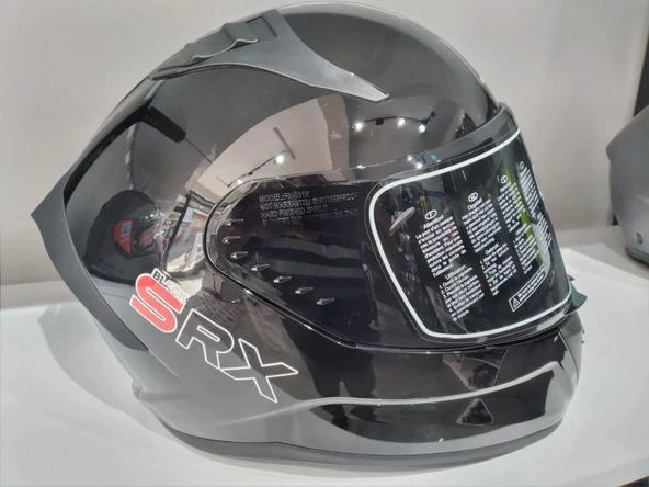 KASK MTS PRO 801 PARLAK SİYAH GÜNEŞ GÖZLÜKLÜ - 3