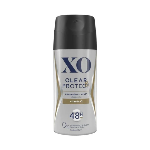 Xo Men Deodorant 150 Ml - Clear & Protect