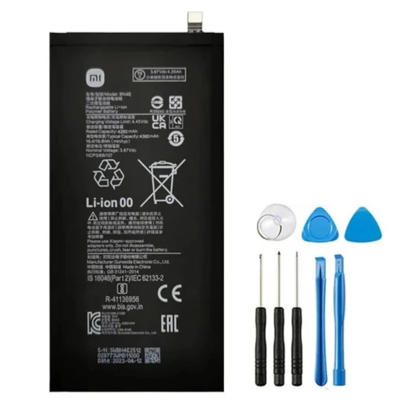 Xiaomi Mi Pad 5 Pil Batarya Bn4e 4360 Mah + Tamir Set