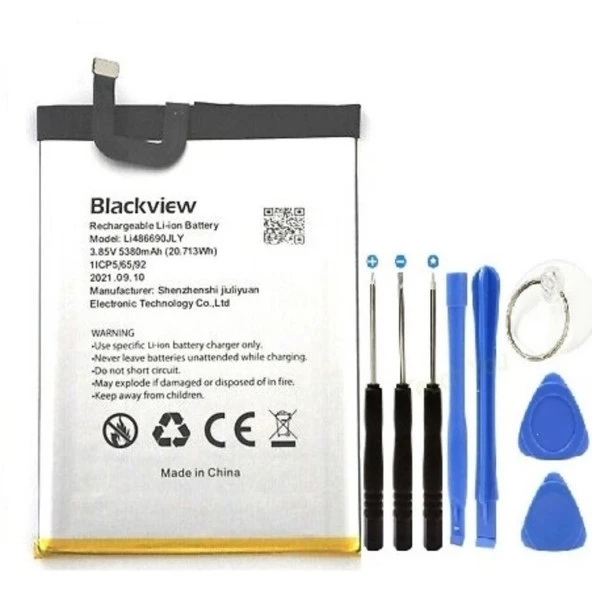 Blackwiew A70 Pro Pil Batarya Li486690jly 5380 Mah+tamir Set