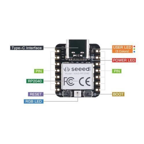 Seeeduino XIAO Arduino Mikrodenetleyici - 3
