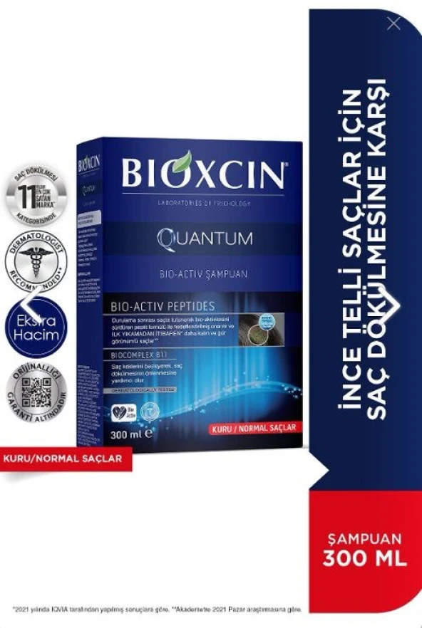 Bioxcin Quantum Bio- Activ Şampuan 300 Ml 8680512611929