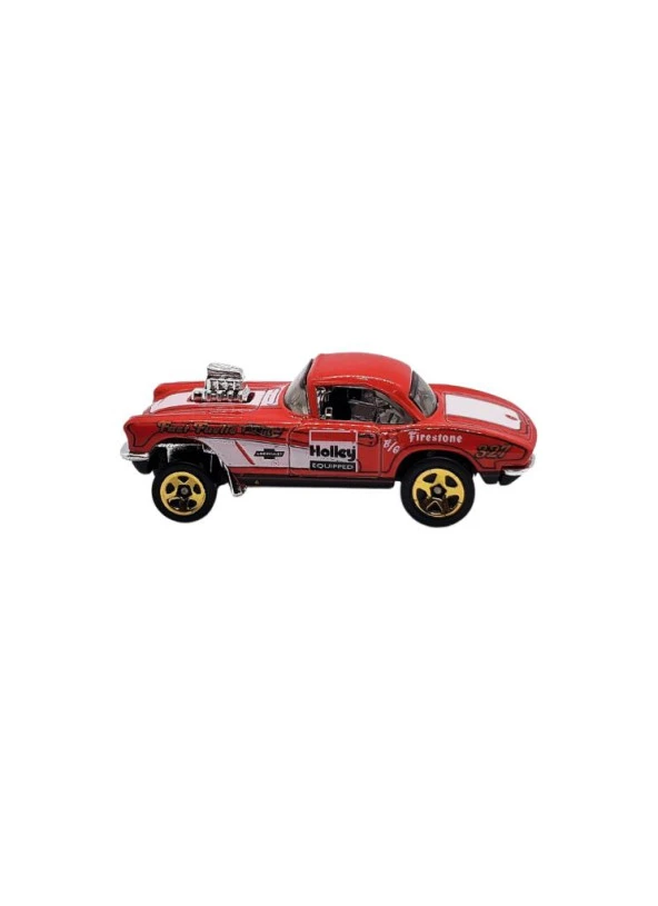 Hot Wheels Tekli Koleksiyon Arabalar 62 Corvette Gasser HKH64 - 3