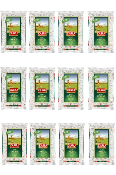 Duru Kuru Fasulye 7mm 1 Kg X 12 Adet ürün görseli