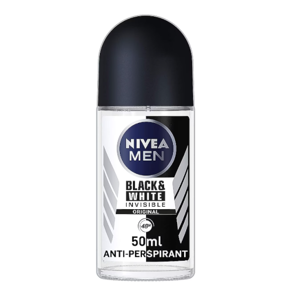 Nivea Black & White Invisible Roll-On For Men Original 50 ml