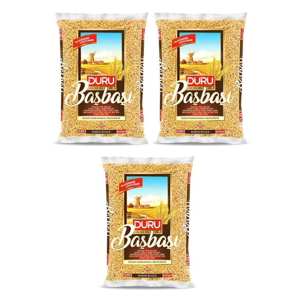 Duru Başbaşı Bulgur 1 kg x 3 Adet ürün görseli 1