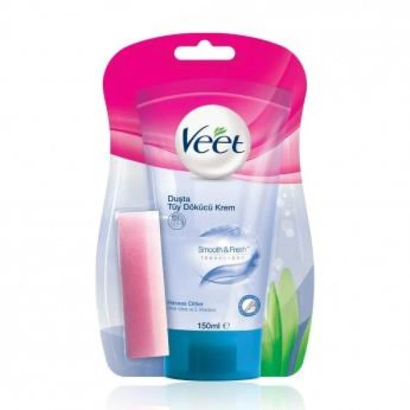 Veet Pure Duşta Tüy Dökücü Kremi 150 ml Hassas Ciltler Bacak&Vücut Bölgesi