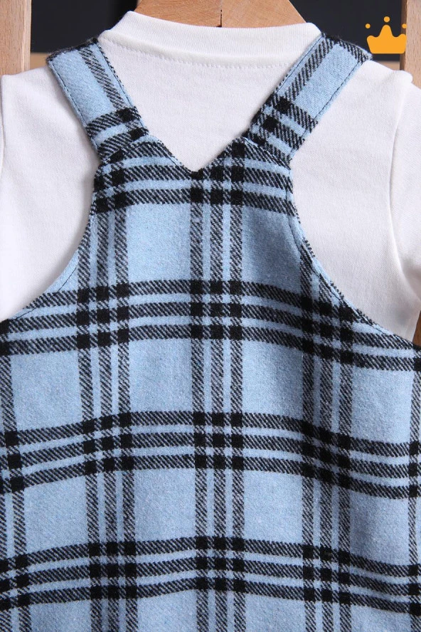 Babyhola Erkek Bebek Salopet Badi 2'li Takım 2203 - 9