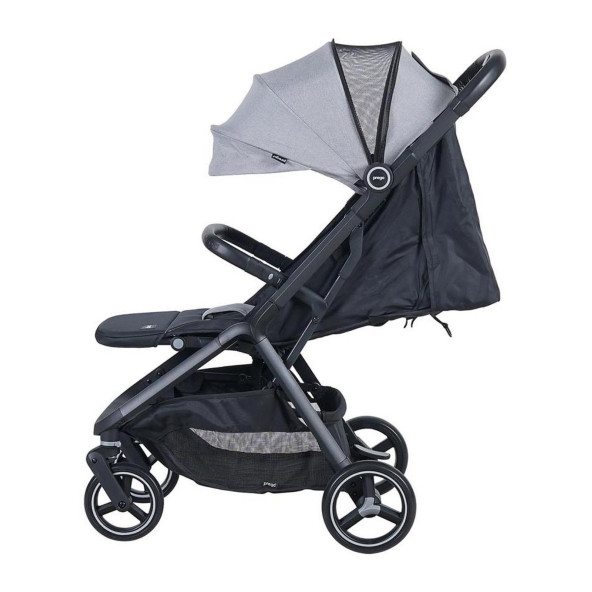 Prego Smart Fold Tek Yönlü Bebek Arabası Siyah - 6