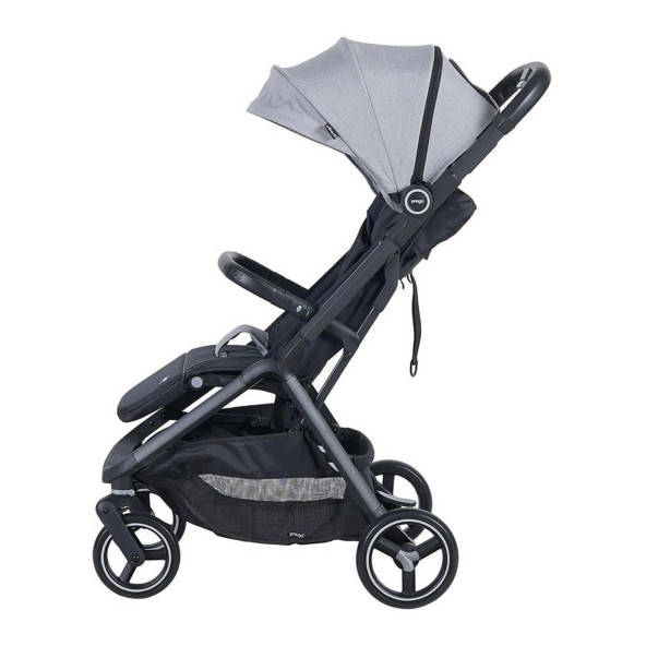 Prego Smart Fold Tek Yönlü Bebek Arabası Füme - 2
