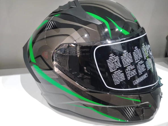 KASK MTS PRO 801 LEAD GÜNEŞ GÖZLÜKLÜ GREEN ürün görseli