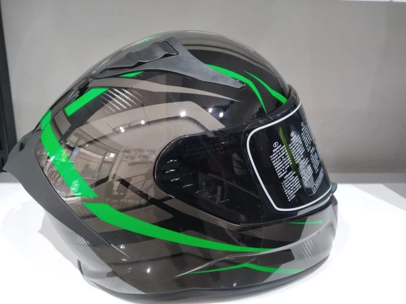 KASK MTS PRO 801 LEAD GÜNEŞ GÖZLÜKLÜ GREEN - Resim 4