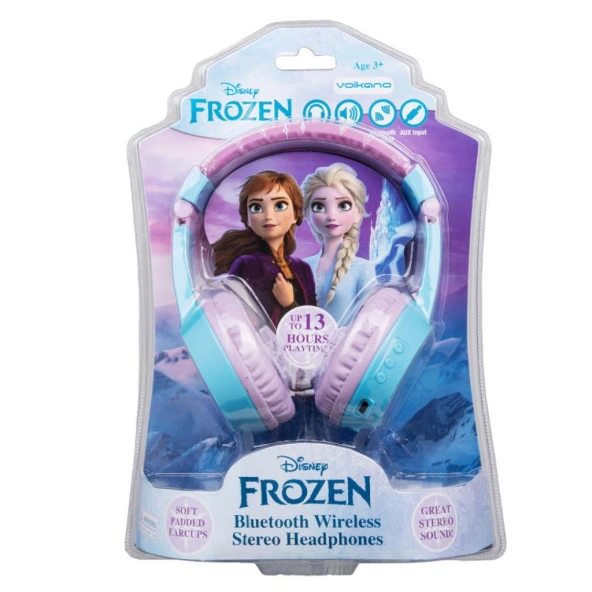 Bluetooth Kulaklık Disney Frozen Karlar Ülkesi Anna Elsa Mikrofonlu Kablosuz Çocuk Kulaklığı Lisanslı DY-9938-FZ - 5