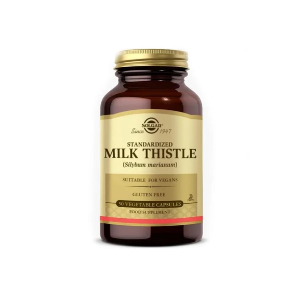 Solgar Milk Thistle 50 Veg Kapsül - SKT:02/2028 ürün görseli 1
