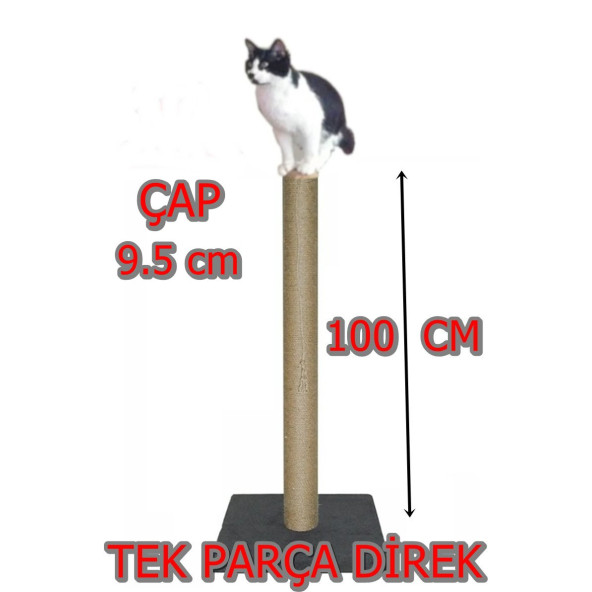 100cm Kule Kedi Tırmalama Tr100 Antrasit