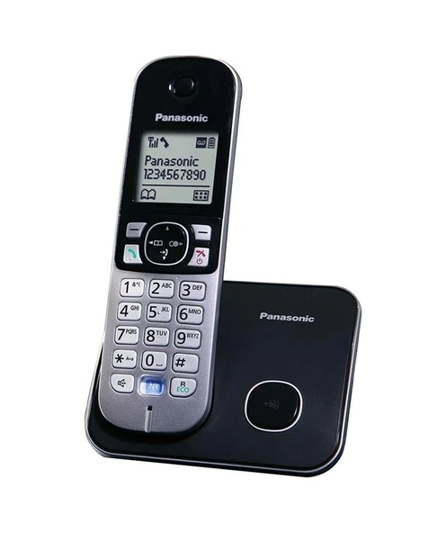 PANASONIC KX-TG 6811 DECT - SİYAH - 1