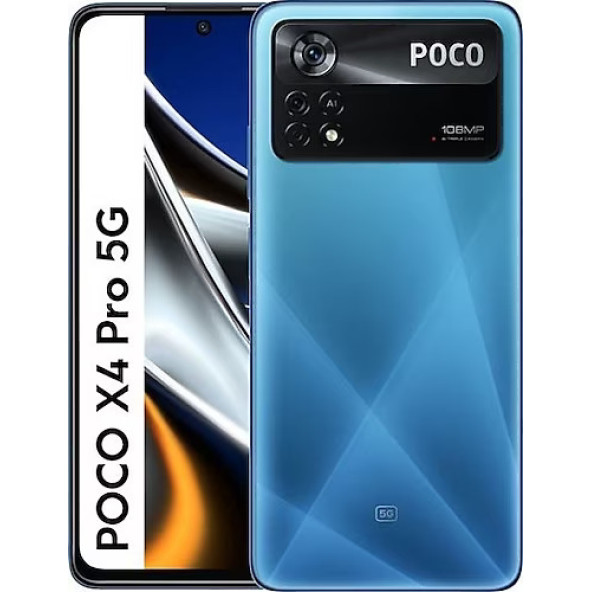 Poco X4 Pro 5G 8 GB RAM 256 GB ROM Mavi (Xiaomi Türkiye Garantili)