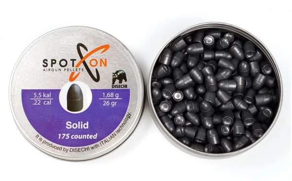 Spoton Solid 26 Grain 5,5 mm Havalı Saçması 175 Adet - Resim 4