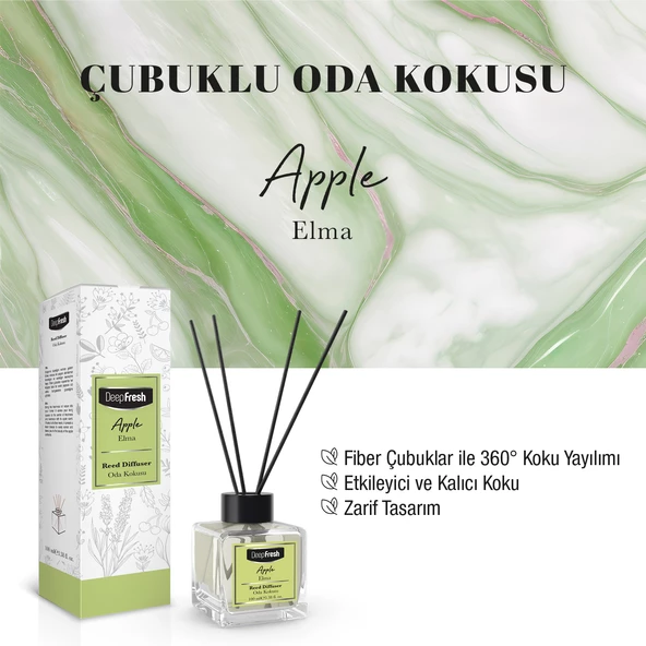 Deep Fresh Çubuklu Oda Kokusu Elma 100 ml - 2