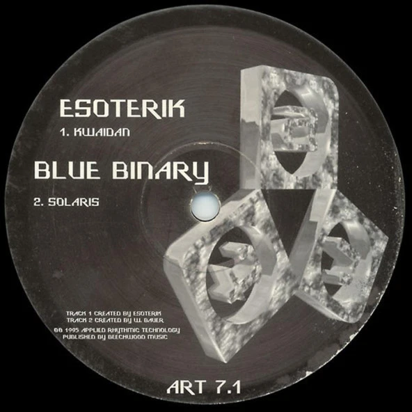 Esoterik - Blue Binary - ART 7.1 / B1214.1 Album-Cover Ambient Techno Vinly Plak alithestereo