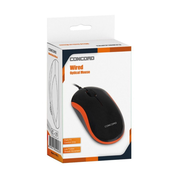 Concord C-15 Kablolu Optik Mouse