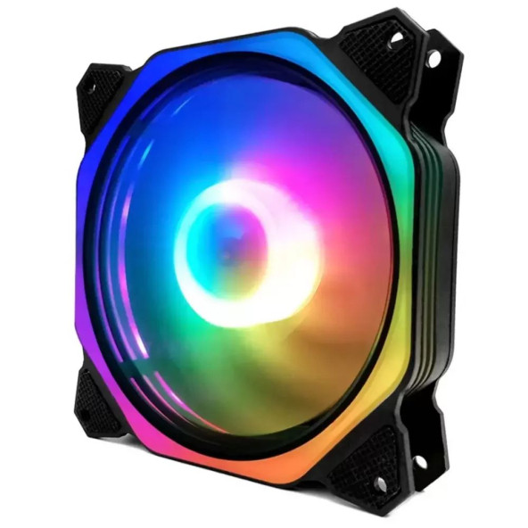 RGB Gökkuşağı Renkli 12CM Soğutucu PC Fan Concord C-894