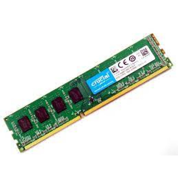 Crucial CT102464BD186D 8GB PC3L-14900U 2Rx8 1866MHz 1.35V 240-Pin DDR3 MASAÜSTÜ RAM BELLEK