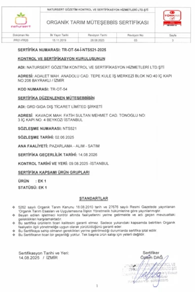 GRD Organik Siyez Bulguru 1000 gr - 6