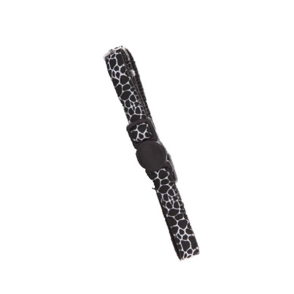 Pawise Kedi Boyun Tasması Siyah Beyaz Mermer Desen ürün görseli