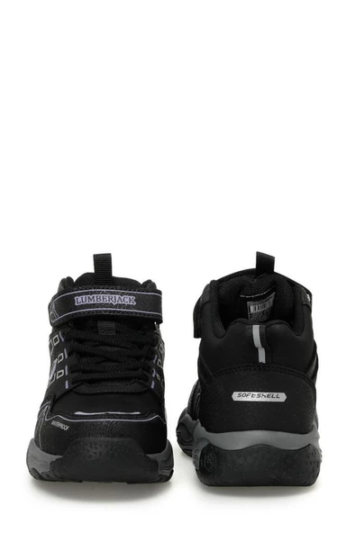 Lumberjack RAPTOR HI 3PR Kız Çocuk Su Geçirmez Bot Siyah Lila 31-35 - 4
