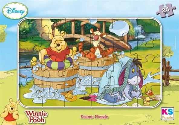 Ks Games Winnie The Pooh Frame Puzzle 24'Lü WN-704