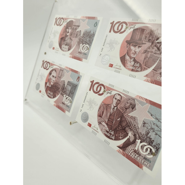 Özel Seri Numaralı Türkiye Cumhuriyeti 100. Yıl Hatıra Para Seti - 2