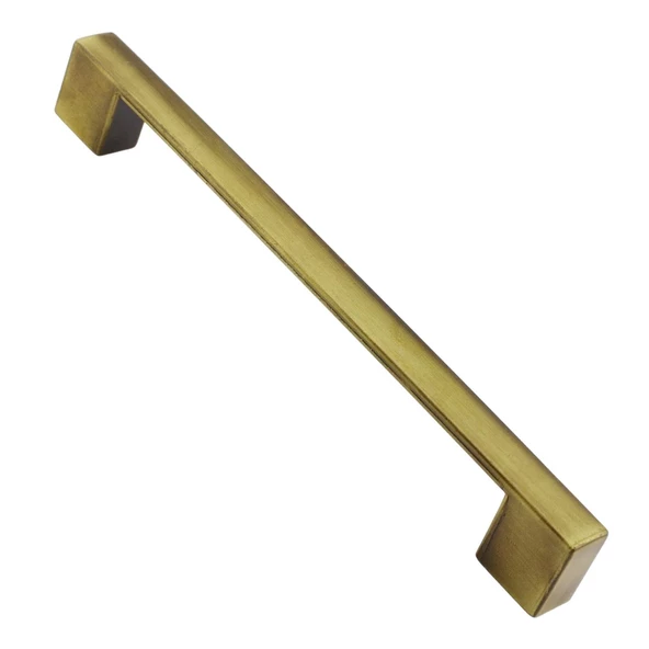 Gölcük Düz Metal Eskitme Antik Sarı 160 mm Mobilya Mutfak Çekmece Dolap Dolabı Kulpu Kulbu Kulpları - 7