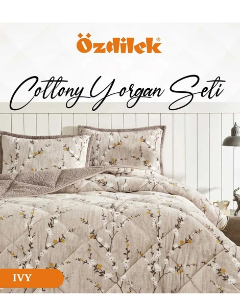 Özdilek Cottony Yorgan Seti Tek Kişilik (160x240)-Ivy