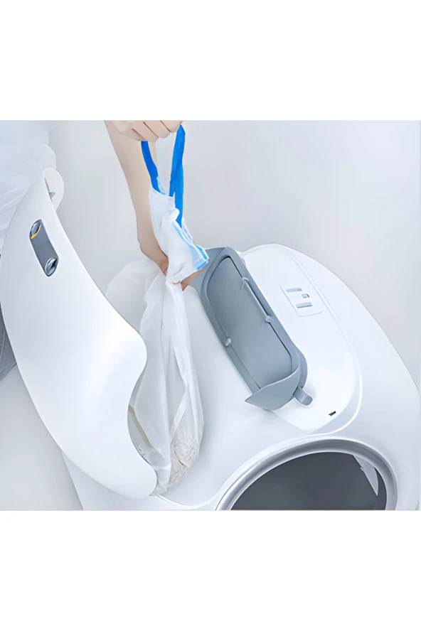 SmartCat Cleaner Kedi Tuvaleti Uyumlu Büzgülü Çöp Poşeti 3lü Set(3x15 Adet, 50mm x 46mm)