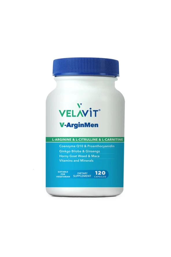 VELAVİT V-arginmen 120 Kapsül 8682368909168