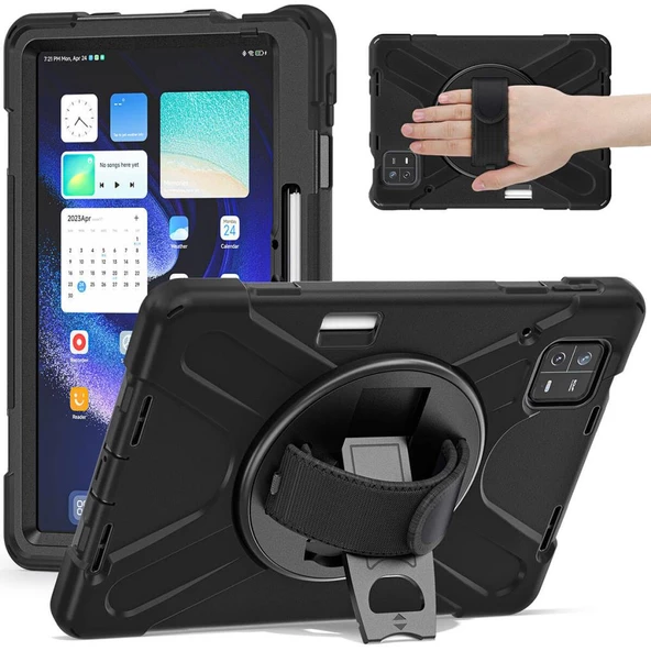 Xiaomi Pad 6 Defender Askılı Zırhlı Tank Case - 5