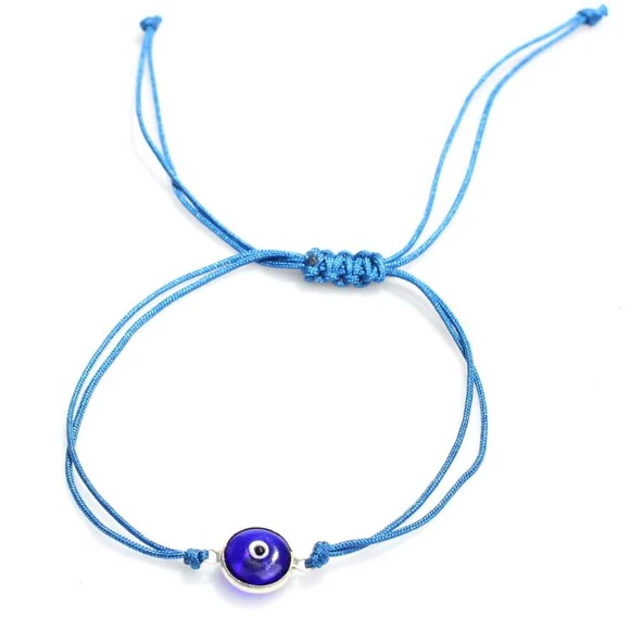 Lacivert Nazar Boncuğu Mavi İpli Bileklik ürün görseli 1
