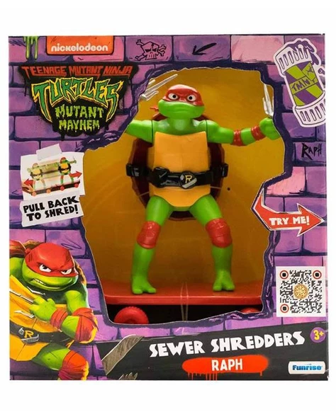 TMNT Mutant Mayhem Aksiyon Figür Raph 71055