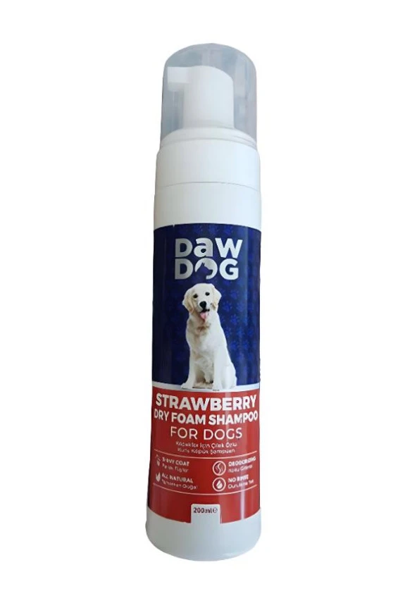 DAWDOG KÖPÜK ŞAMPUAN ÇİLEK ÖZLÜ 200 ML