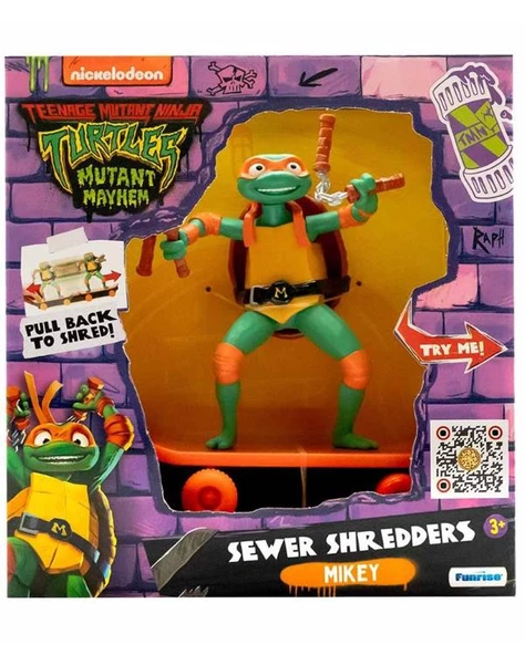 TMNT Mutant Mayhem Aksiyon Figür Mıkey 71055