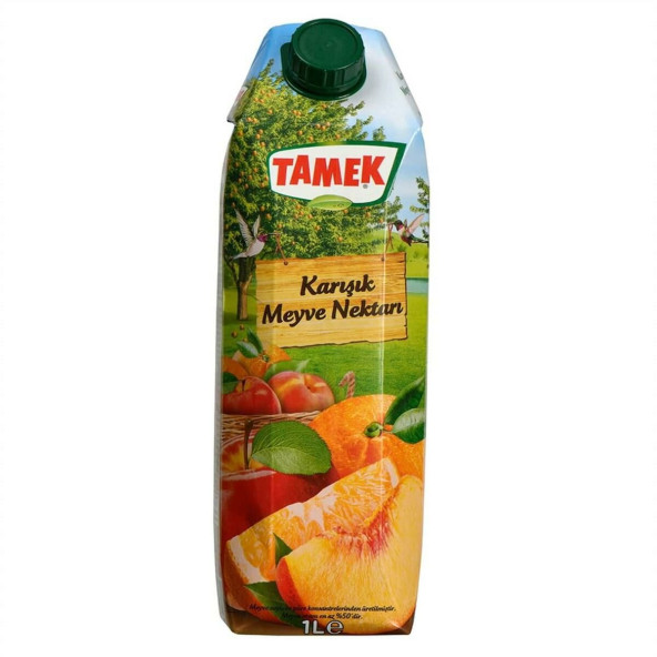 TAMEK KARIŞIK MEYVA SUYU 1 LT