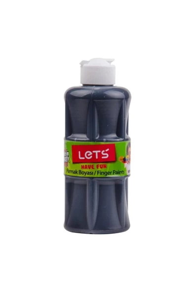 LETS PARMAK BOYASI 250 ML SİYAH RENK