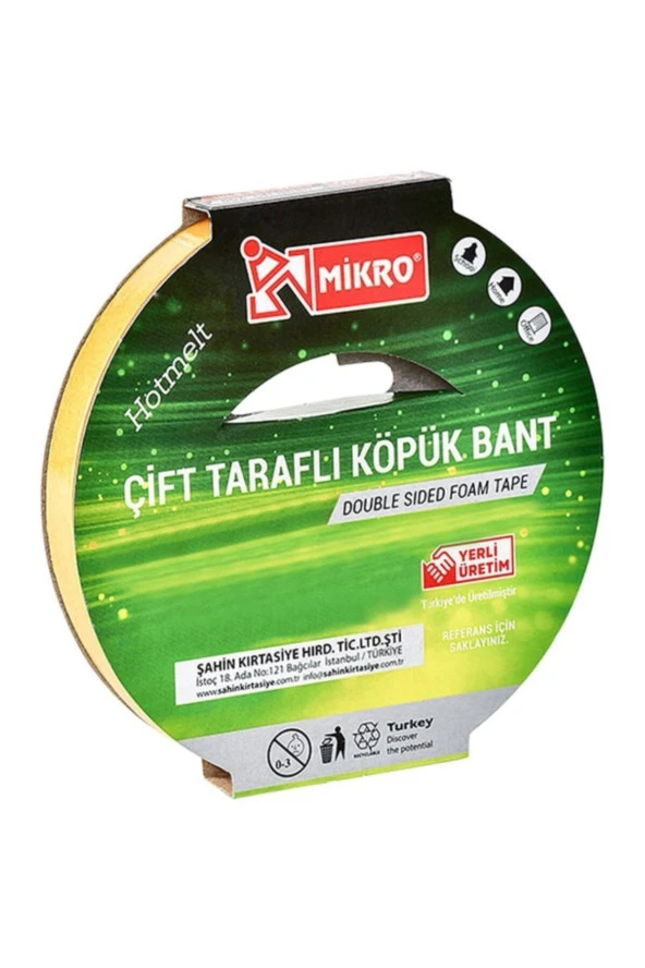 Çift Taraflı Köpük Bant 48*5 Bnt-205 (1 Adet)