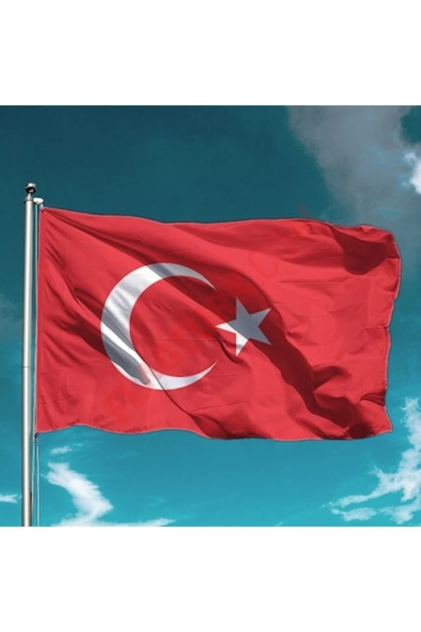 Alpaka Kumaş Türk Bayrağı  30×45 cm 5 Adet