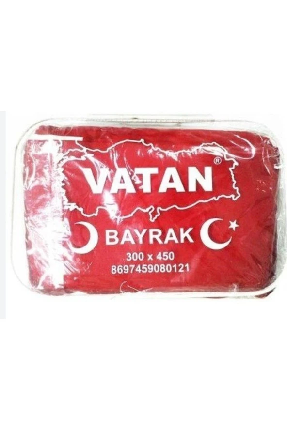 Bez Bayrak Türk %100 Polyester 300x450 Vt112