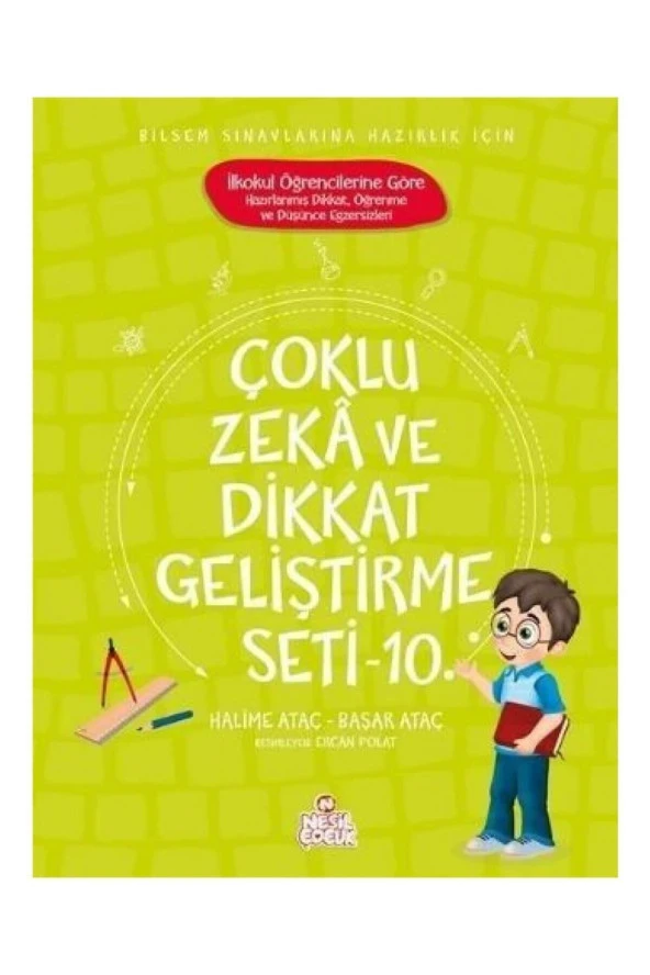 Çoklu Zeka ve Dikkat Geliştirme Seti 10 Kitap - Başar Ataç,Halime Ataç