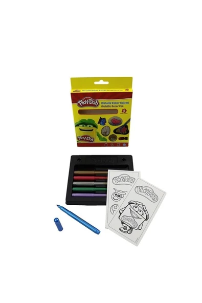 PLAY-DOH KEÇELİ KALEM 6 RENK METALİK - 3