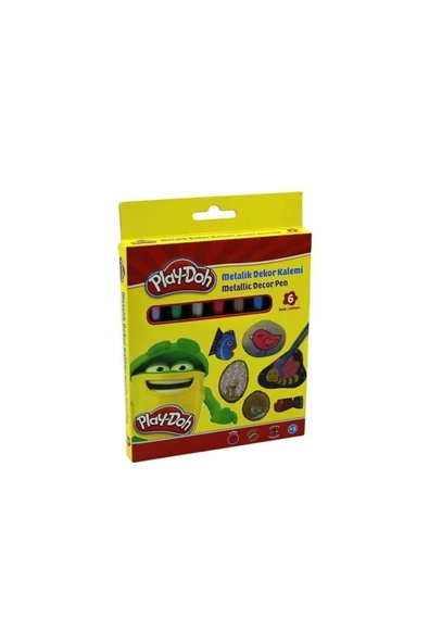 PLAY-DOH KEÇELİ KALEM 6 RENK METALİK